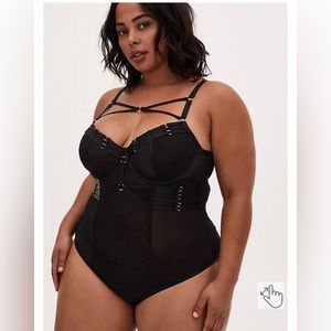 Strappy Open Back Bodysuit